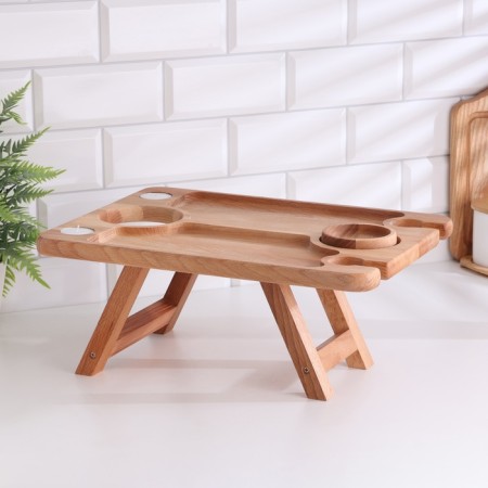 Menzhitsa from the beech "Wine Table Rectangular" No. 4-1