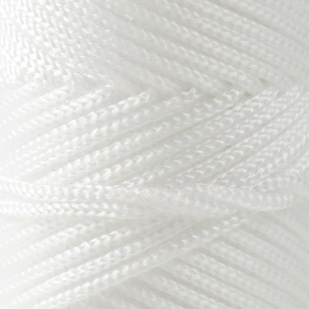 Polypropylene knitted cord 2 mm / 50 m (white)-2