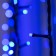 Garland "Curtain" 2 × 6 m, IP44, UMS, dark thread, 1440 LED, Blue glow, 220 V