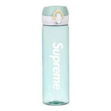 A bottle of water and drinks at school, 550 ml SUPREME, green
