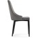 CHIL STILL A Metal Carcass Metal/velor, black/dark gray 47x57x89 cm
