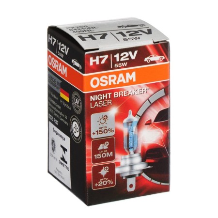 Car lamp Osram Night Breaker Laser +150%, H7, 12 V, 55 W, 64210NL-2