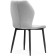 Sophie Metal/velor, Black/Gray chair 46x54x88 cm