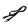 Hoco X40 cable, USB - Type -C, 3 A, 1 m, flat, black