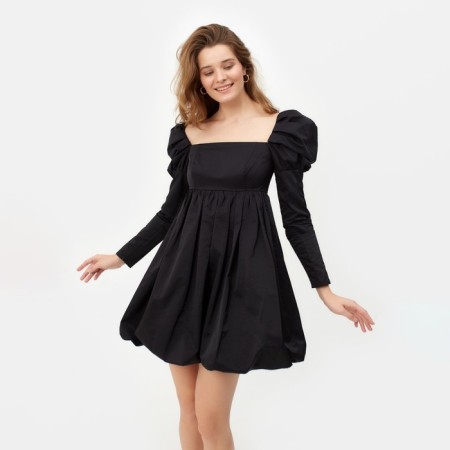 Dress women's balloon minku: Partydress Black color, size 42-44-3