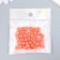Beads for creativity plastic cylinder "scarlet" set of 20 g 0.6x0.6x0.5 cm