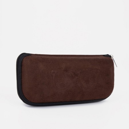Lightning glasses case, brown color