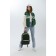 Women's backpack made of artificial leather, Textura, black color