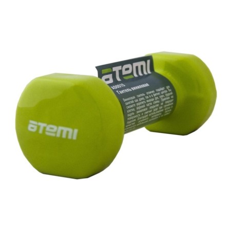Vinyl dumbbell ATEMI AD0515, cast iron, 1, 5 kg