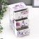 Casket tree chestnut "Eiffel Tower and Lavender" 19.5x11x8 cm