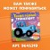 Tactile book "Funny Beasts", 12 pp., Blue tractor