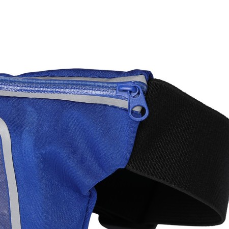 Sports bag Czech on the Luazon belt, telephone management, zipper compartment, blue-2