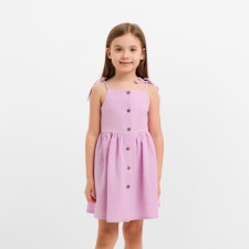 Sarafan for Minaku girls lilac color, height 104