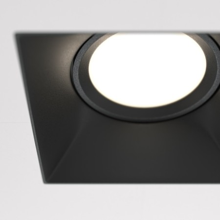 The built-in lamp Technical DL042-01-SQ-B, 1x50W, 11.2x9x4.2 cm, GU10, Black Color Black-1