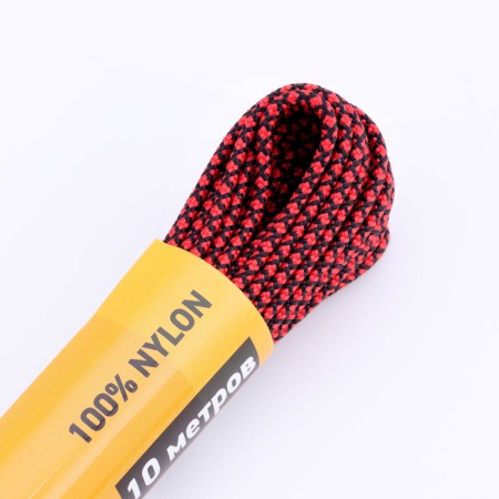 Paracord 275, nylon, red snake, D - 2.2 mm, 10 m-2
