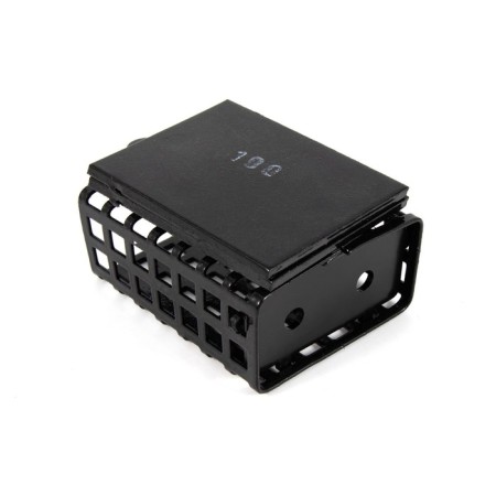 Feeding feeder Yaman rectangular 100 g, metal, removable plastic bottom, packaging 10 pcs. 10694-4