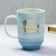 Ceramic mug “Your smile is beautiful”, 300 ml, blue color