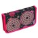 Penal 1 section 115 x 190 mm, Hatber "Precious Fruits", 3D laminated cardboard, black/pink NPN_43007