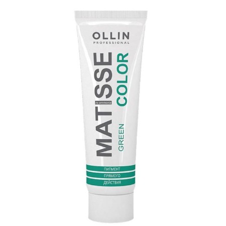 Direct -action pigment OLLIN Professional Matisse Color, Green, 100 ml