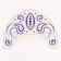 Thermalrotransfer for kokoshnik “Beads, cucumbers”, 31.5 x 23.5 cm, set of 5 pcs.