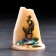 Souvenir "Mill with Lizard", Selenite, Minerals, 9x6x10 cm