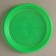 Disposable dessert plate, d = 16.5 cm, green color