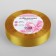 Satin tape, 20 mm × 23 ± 1 m, mustard color No. M209