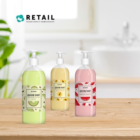 Liquid cream soap "watermelon freshness", 1 liter-4