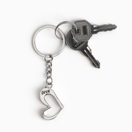 Key keychain, non -memorials “I will love you forever” 9 x 13 cm-6