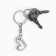 Key keychain, non -memorials “I will love you forever” 9 x 13 cm