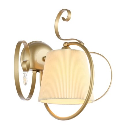 Wall lamp EVOLUCE. SL177.201.01. Azzurro. 1x40 W, E14, 40x32 cm, golden color-4