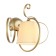 Wall lamp EVOLUCE. SL177.201.01. Azzurro. 1x40 W, E14, 40x32 cm, golden color