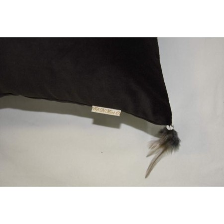 Pillowcase "Jasmine", size 45x45 cm, color anthracite-3