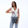 Women's bag with lightning, gray color