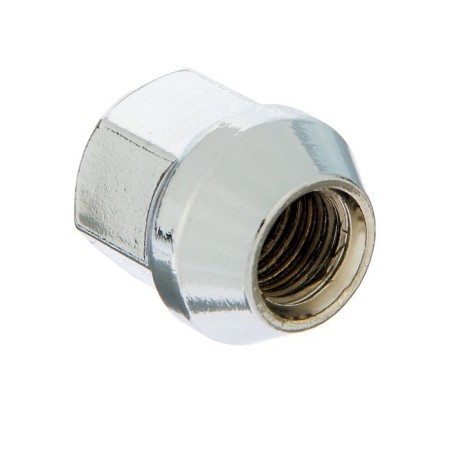 Wheel nut 12 × 1.5 turnkey 19 mm, cone, open, chrome, packing 20 pcs-2