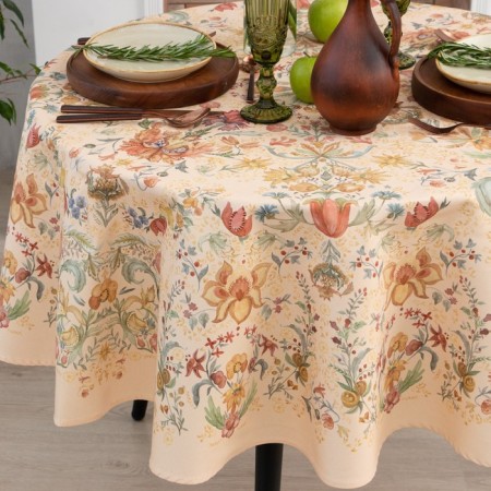 Baby Ethel Floral Pattern D = 148 cm with GMVO, 100% cotton, sarzha 190 g/m2-1