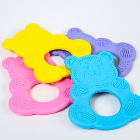 Silicone Broke “Mishutka”, Mix color, button-11