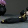 Figure "Cat Bagira Lying" Black Black 7x27x10cm