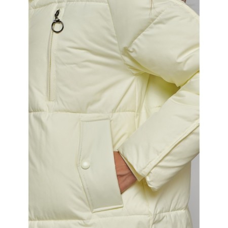 Winter jacket, size 42, light yellow color-9