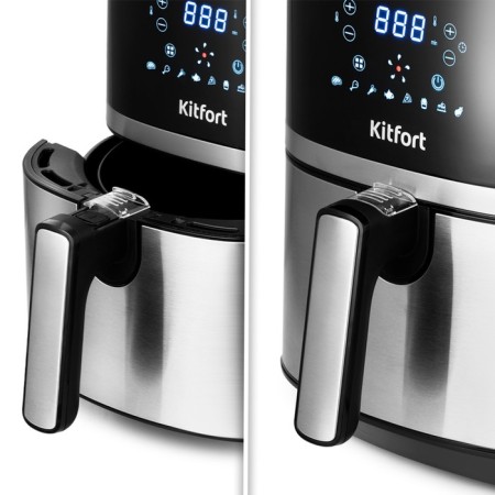 Airgril KitFort KT-2221, 1500 W, 80-200 ° C, 3.3 l, black-gray-4