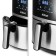 Airgril KitFort KT-2221, 1500 W, 80-200 ° C, 3.3 l, black-gray