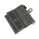 Wallet, magnet, 18 pockets, 1 department for trifles, n/k black fleet