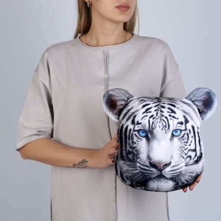 Antistress Pillow "Tiger", gray-6