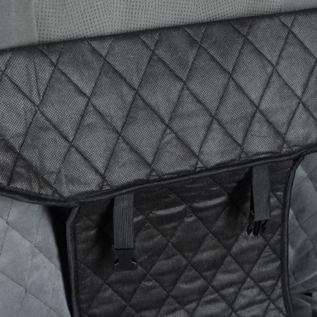 Nabbage on the front seat, velor, size 55 x 150 cm, gray-3