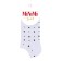 Women's socks Mini Trend, size 39-41, Bianco color