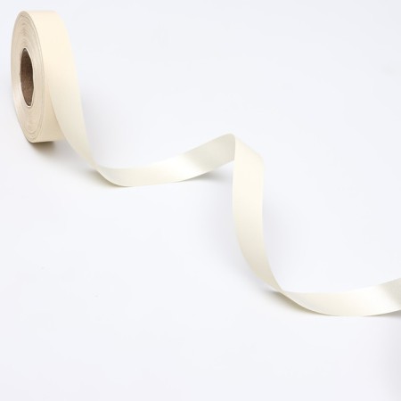 Polypropylene tape "Matte" for decor and gifts, dairy, 2 cm x 50 m-3