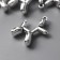 Decor for creativity Metal "I Infant Ball - Dog" silver 1.5x2 cm