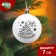 New Year's Christmas tree decoration for coloring "New Year! Christmas tree ", D = 7 cm
