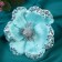 Decor "Snow Flower" 16x20 cm, blue