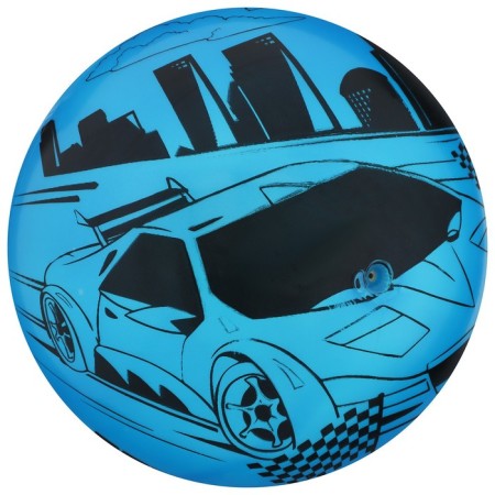 Children's ball zabiaka "car", d = 22 cm, 60 g, blue color-6